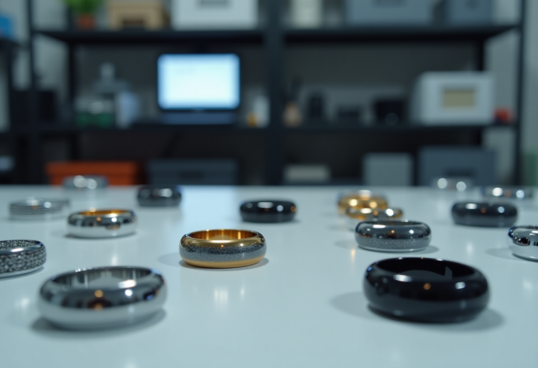 Immagine di smart ring innovativi nel mercato tecnologico