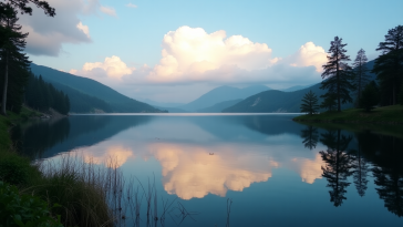 Immagine del kayakista scomparso in un lago misterioso