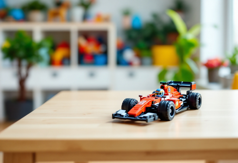 Modelli Lego ispirati alla Formula 1 in azione