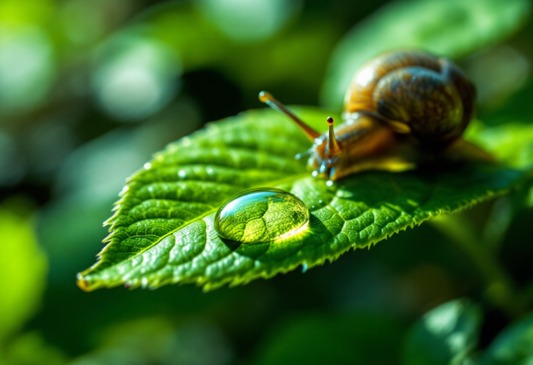 Immagine di mucina di lumaca per la bellezza naturale