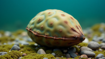 Immagine della noce di mare, un organismo unico nel suo genere