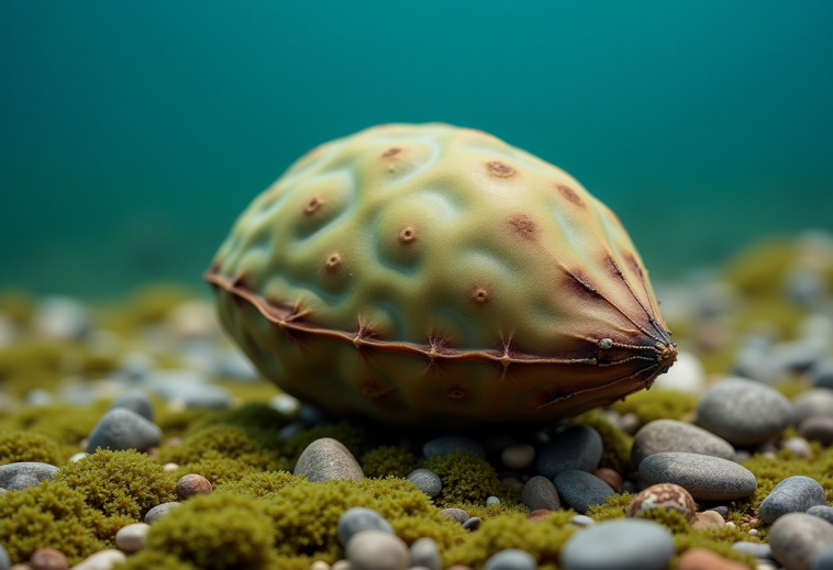 Immagine della noce di mare, un organismo unico nel suo genere