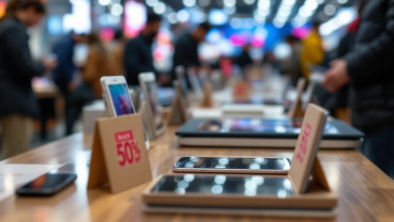 Immagine di smartphone e tablet in offerta per Black Friday 2024